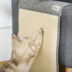 PawHut Klösskydd för Soffa 2-pack – PawHut Klösskydd för Soffa med katt som klöser på sisalytan – Djurslottet