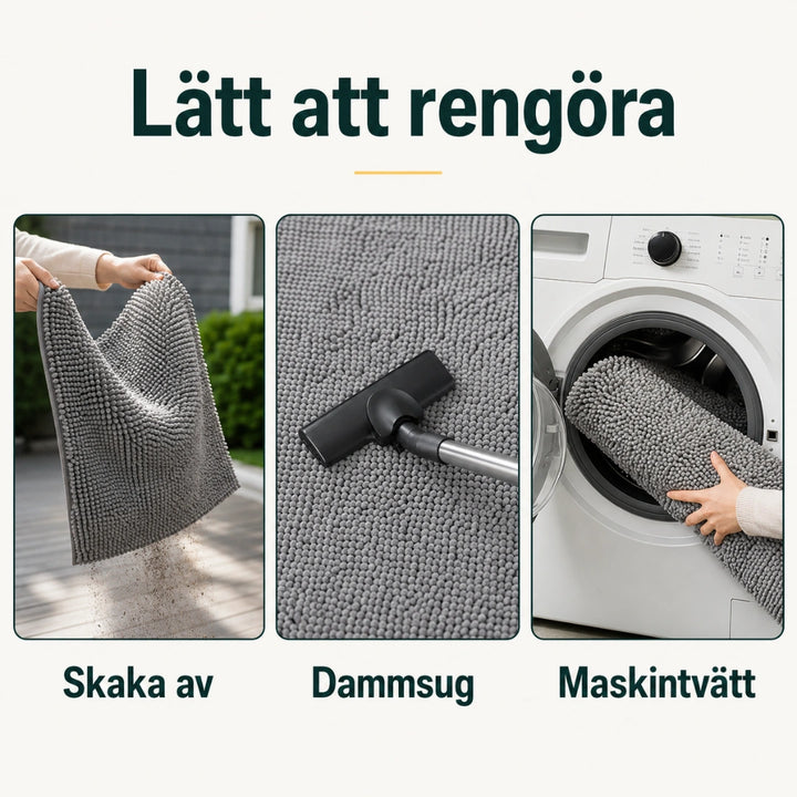 Maskintvättbar tassmatta som är lätt att rengöra – Djurslottet