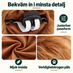 Hundkostym med Lejonman – Justerbar passform mjuk insida och verklighetstrogen päls – Djurslottet