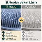 Jämförelse mellan täta och glesa piggar på kattborste - Djurslottet