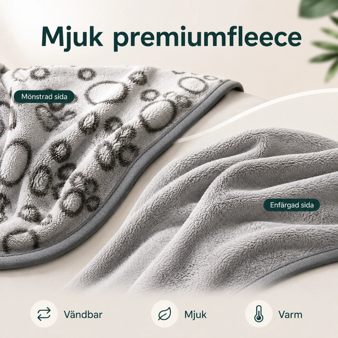 Mjuk premiumfleece i Nordvarm Mysfilt - Djurslottet
