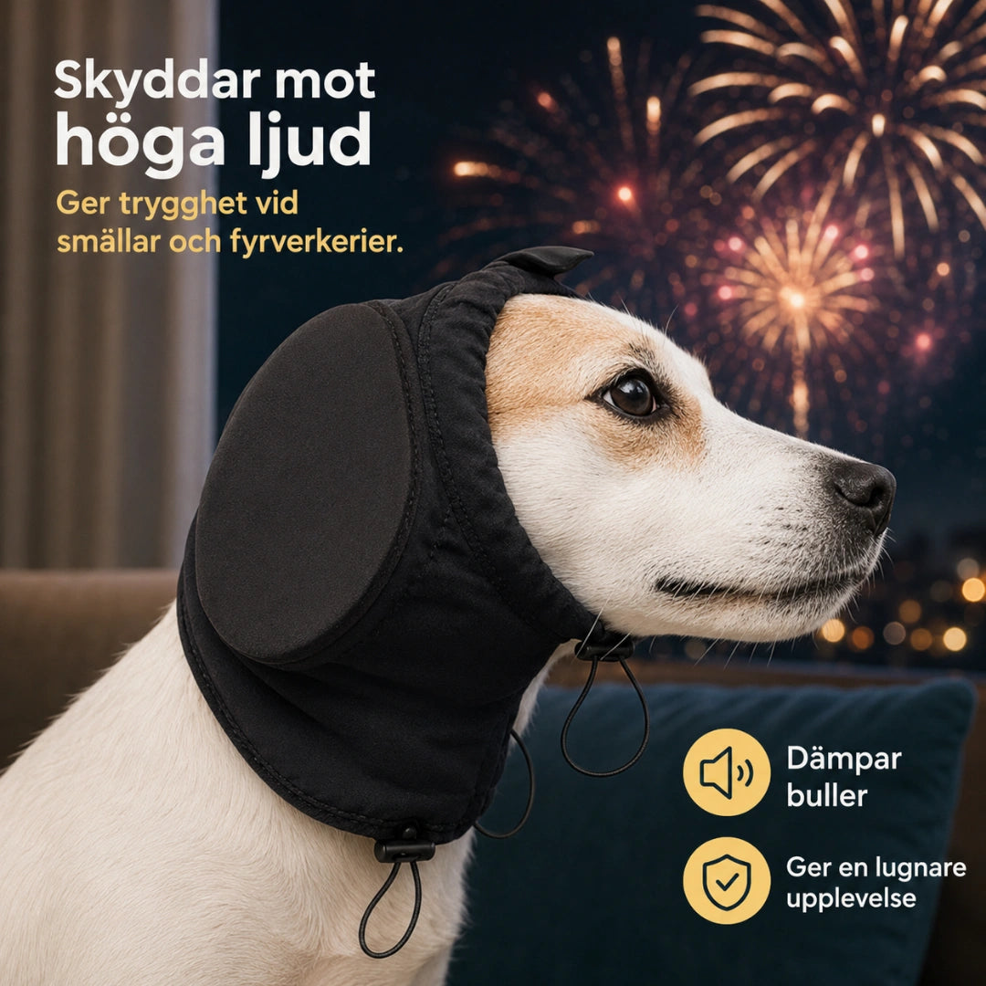 Öronskydd som ger trygghet vid smällar och fyrverkerier - Djurslottet