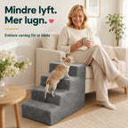 PawHut Husdjurstrappa med 4 Steg – PawHut Husdjurstrappa ger mindre lyft i vardagen – Djurslottet