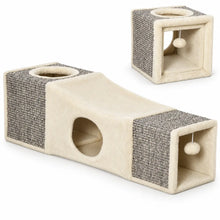 PawHut Kattunnel med Klösbräda