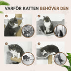 PawHut Klättervägg för Katt – I 5 Delar täcker kattens naturliga behov – Djurslottet