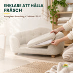 PawHut Husdjurssoffa på Träben med avtagbart tvättbart överdrag