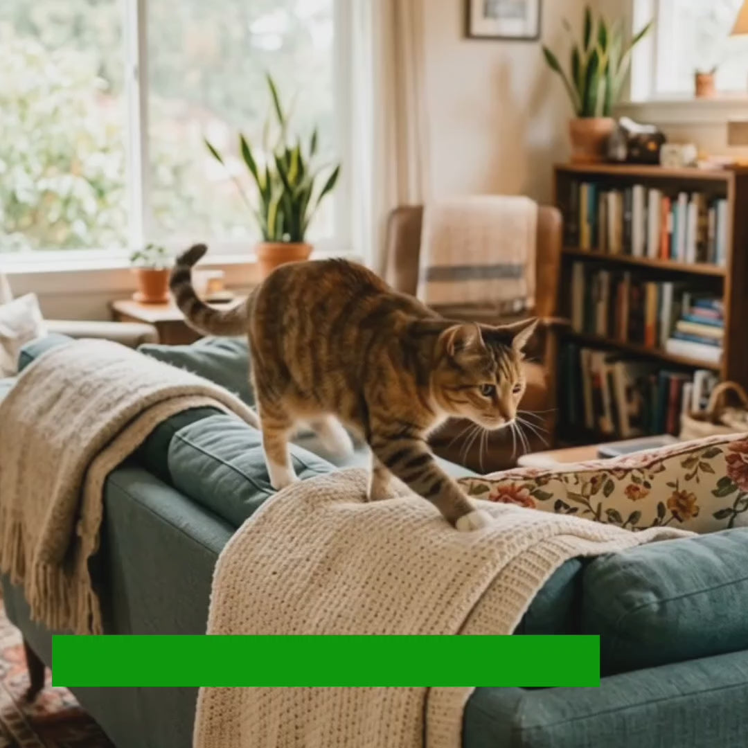 PawHut Klösträd med Kattgrotta