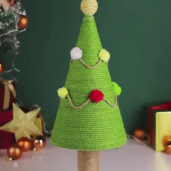 Video av Klösträd julgran för katt - Djurslottet