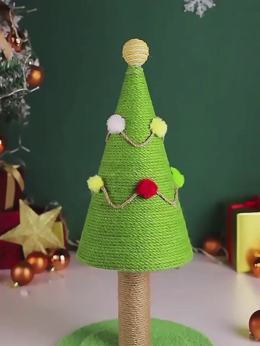 Video av Klösträd julgran för katt - Djurslottet