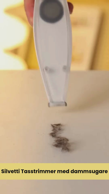 Video av Silvetti Tasstrimmer med dammsugare - Djurslottet