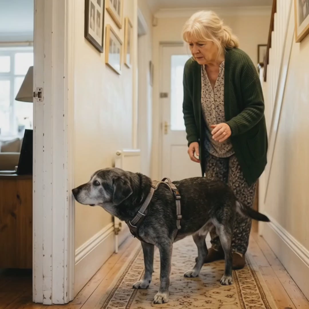 Video av DogHalo Skyddssele för Blind Hund - Djurslottet