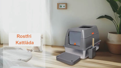SteelBox Rostfri Kattlåda