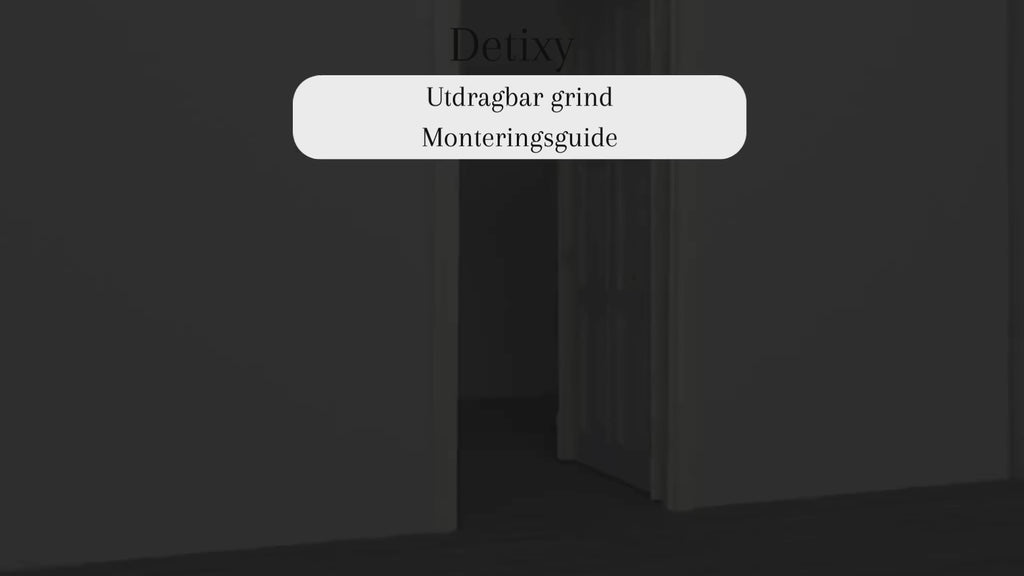 Video av Detixy utdragbar grind - Djurslottet