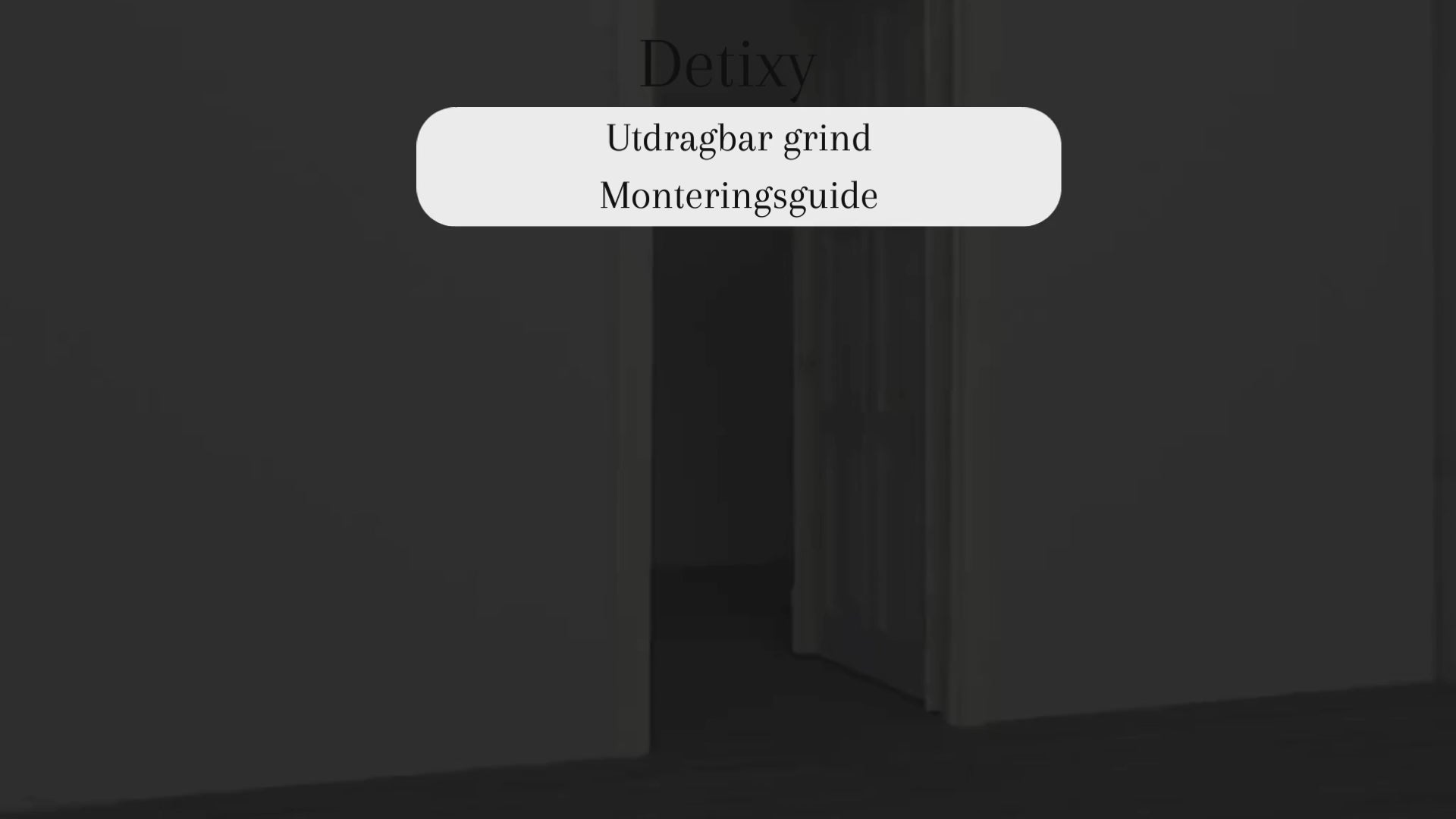 Video av Detixy utdragbar grind - Djurslottet