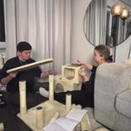 Stabilt Klösträd, 
Stabilt Katträd, Långa Klösträd - Djurslottet