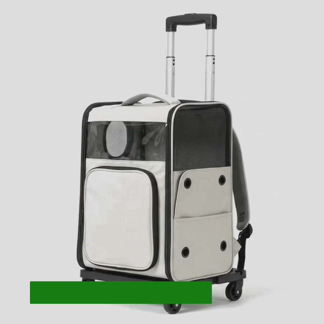 PawHut Transportväska med Hjul – produktvideo – Djurslottet