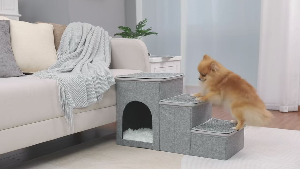 Hundtrappa med förvaring