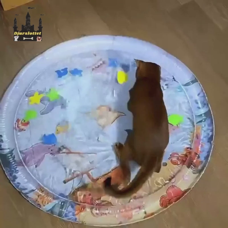 Lekmatta Hund, 
Interaktiv Kattleksak, AquaPaw Vattensensorisk Lekmatta