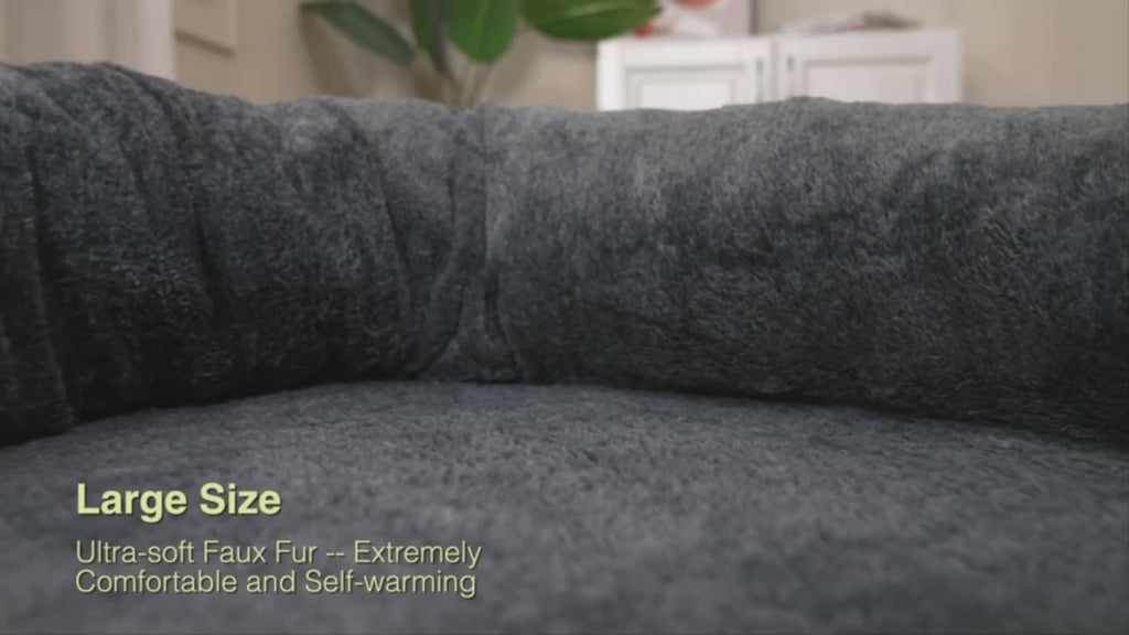 CozyCloud Stor Hundbädd för människor