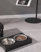 Upphöjd Matskål Katt, 
Hund Matskål, Justerbar Upphöjd Matskål - Djurslottet