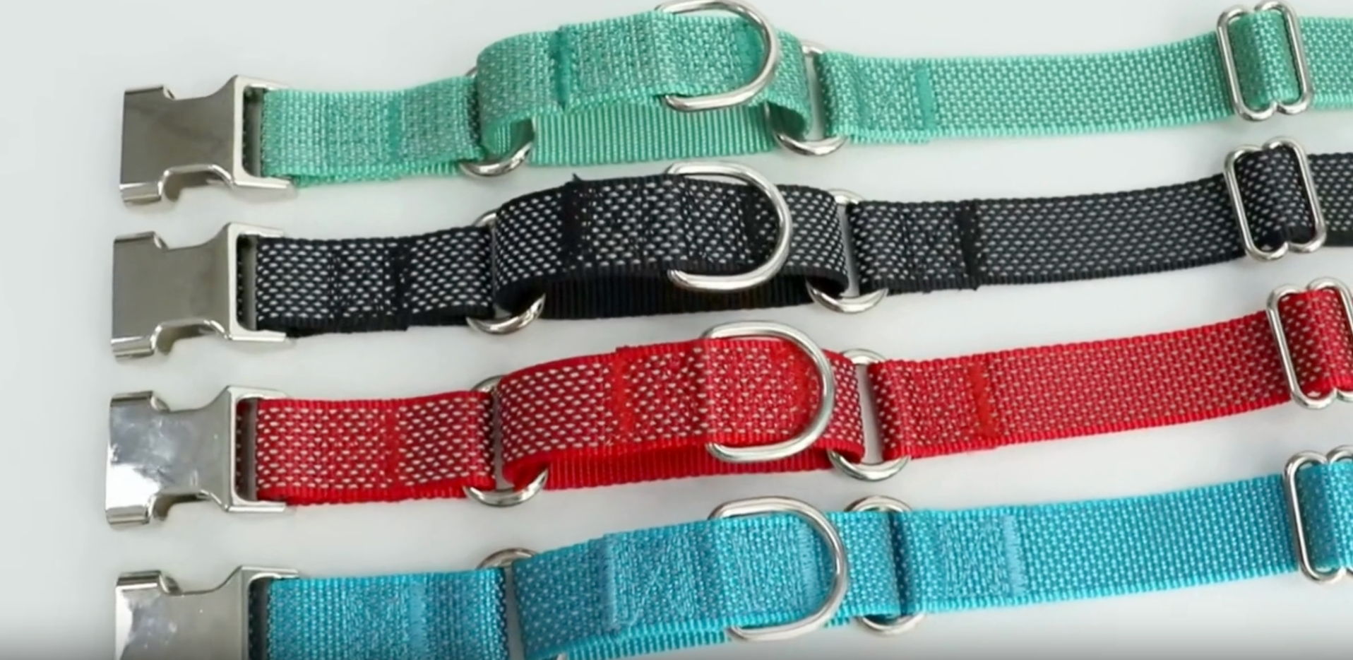 Video av Halvstryp halsband med personlig gravyr - Djurslottet