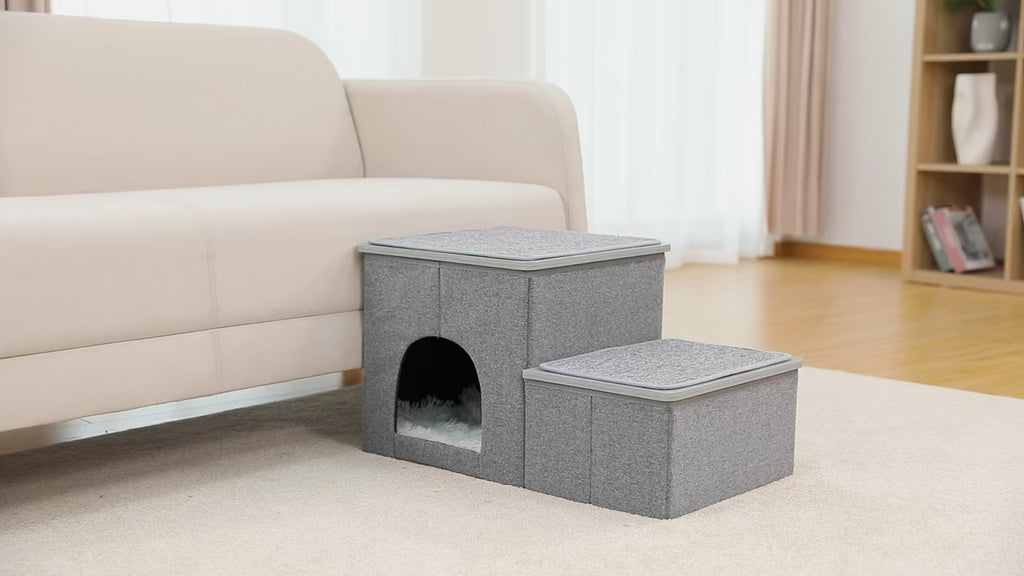 Hundtrappa med förvaring