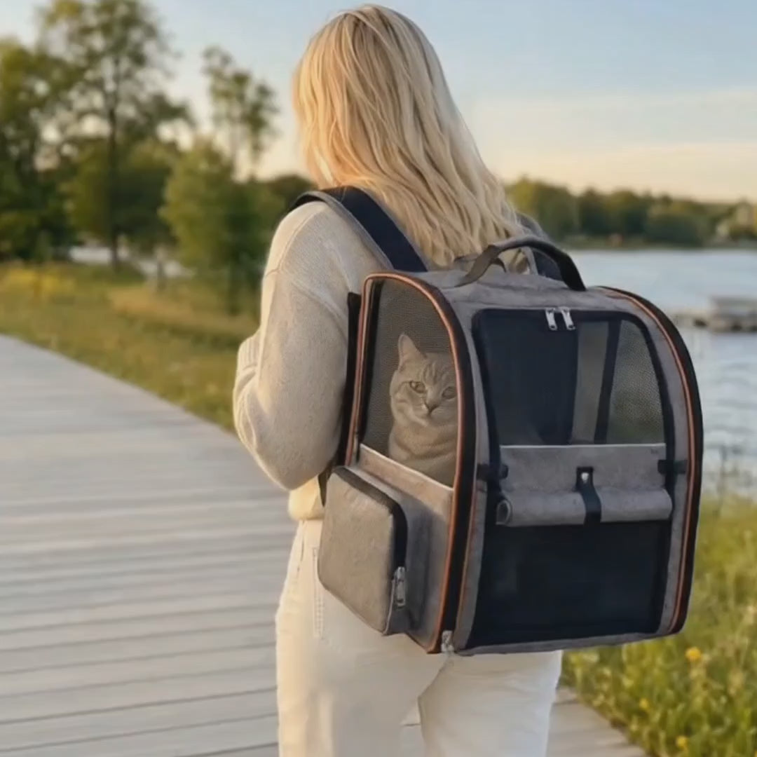 Video av PetPacker Expanderbar ryggsäck - Djurslottet