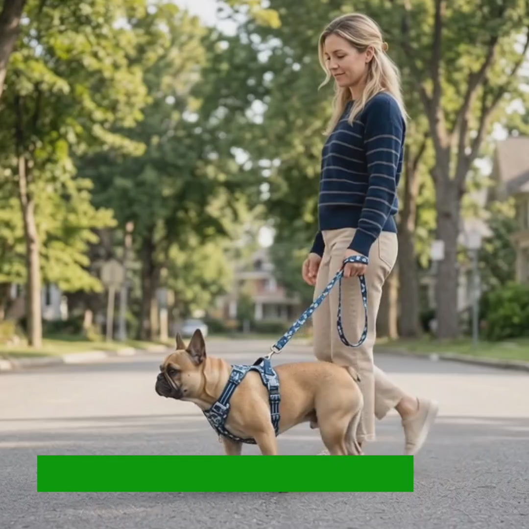 Video av Reflexfit Blommönstrad Hundsele - Djurslottet