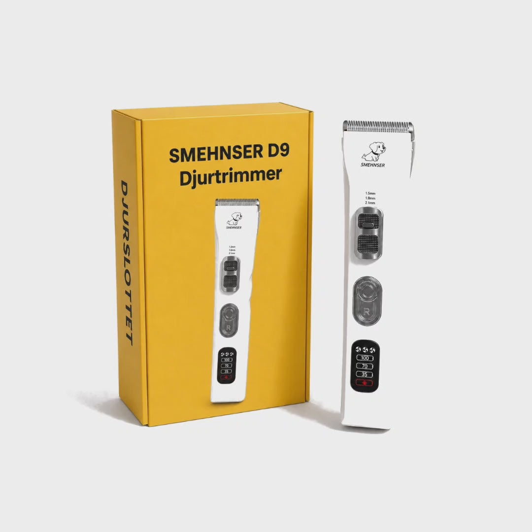 SMEHNSER D9 Djurtrimmer Video - Djurslottet