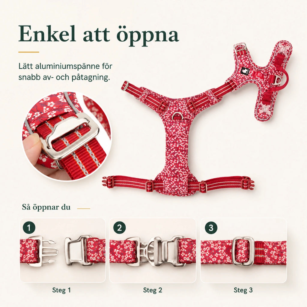 Hundsele som är enkel att öppna och stänga - Djurslottet