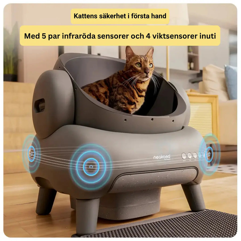 självrengörande kattlåda säkerhet - Djurslottet