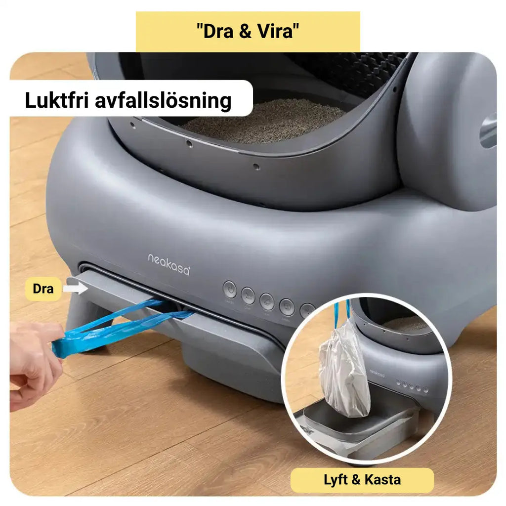 självrengörande kattlåda tömning - Djurslottet