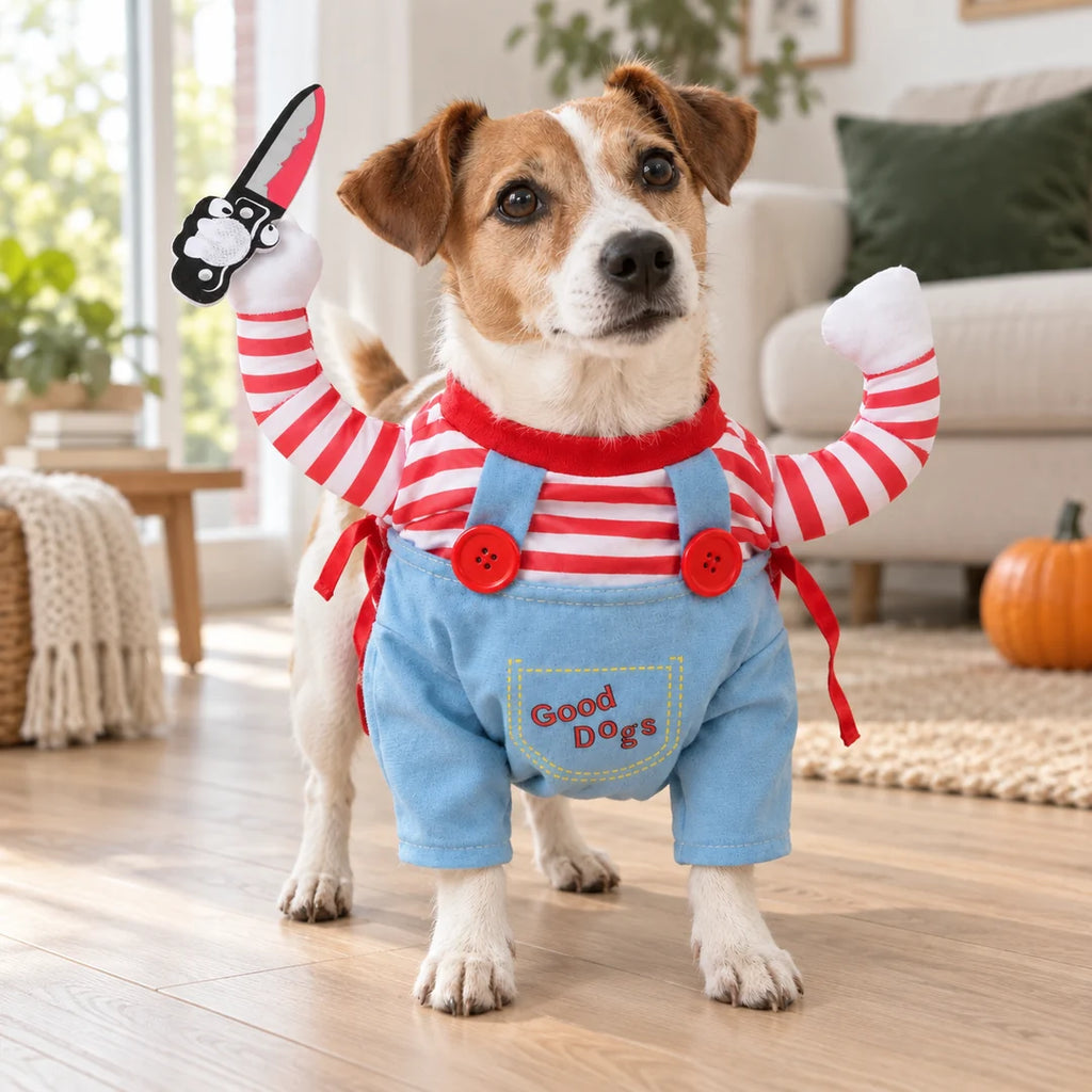 Halloweenkostym för hund & katt - Hund i vardagsrum - Djurslottet