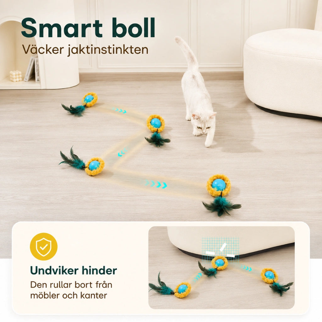 Smart boll som undviker hinder - Djurslottet