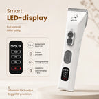 SMEHNSER D9 Djurtrimmer med smart LED-display för batterinivå, hastighet och laddningspåminnelse från Djurslottet