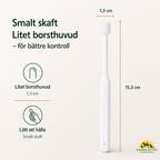 SoftBrush tandborste längd 15,3 cm och borsthuvud 1,3 cm - Djurslottet