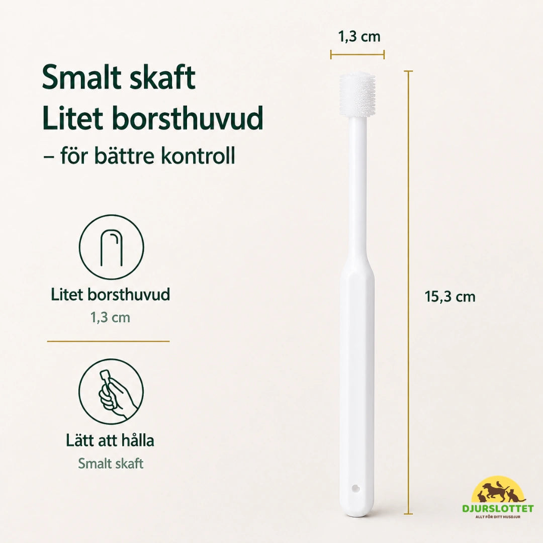 SoftBrush tandborste längd 15,3 cm och borsthuvud 1,3 cm - Djurslottet