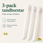 SoftBrush tandborste levereras i hygieniskt 3-pack - Djurslottet