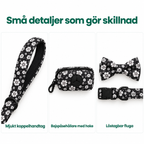 Tassvyn Hundselepaket – mjukt koppelhandtag, bajspåsehållare med hake och löstagbar fluga.