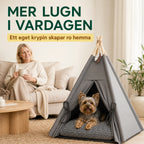 PawHut Tipitält med Dyna ger hunden en lugn plats hemma - Djurslottet