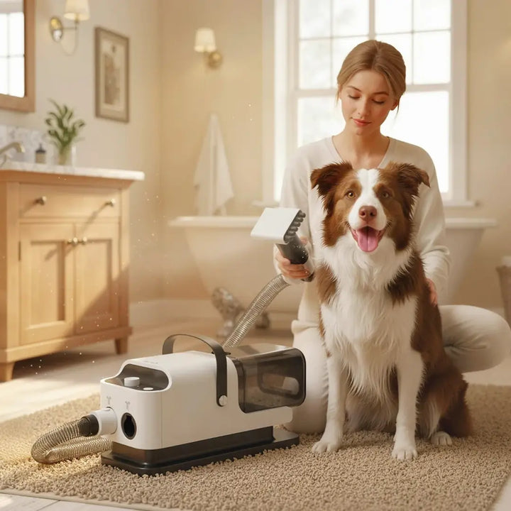 PawHut Hundtrimmer används för pälsvård hemma - Djurslottet