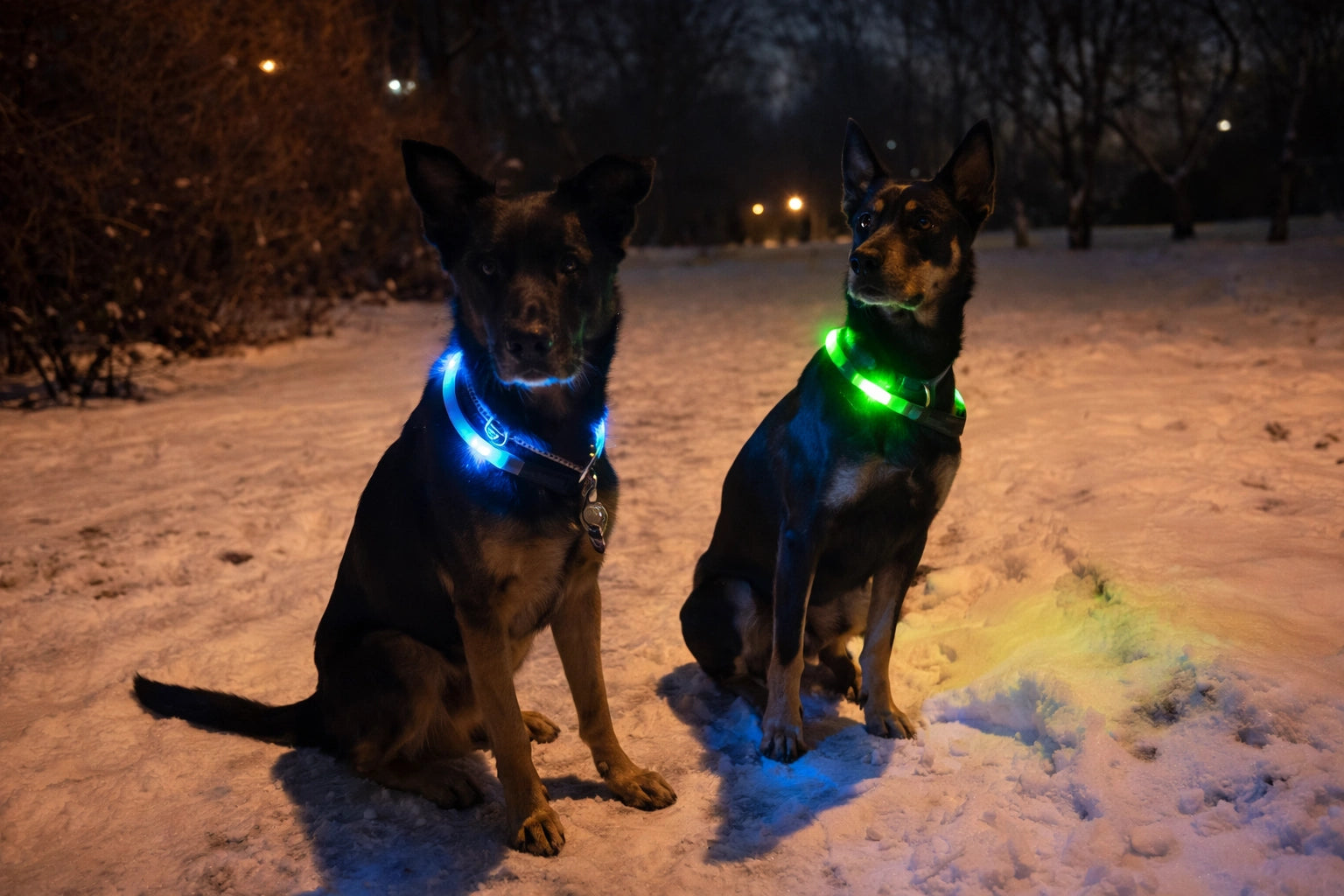 vår historia hos Djurslottet – trygghet och säkerhet för hundar i mörker