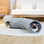 Hopfällbar Kattunnel Mocca - Djurslottet