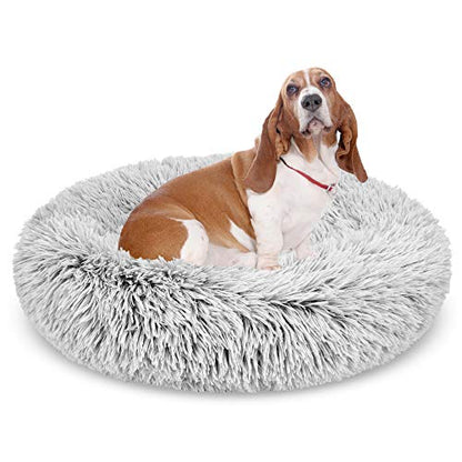 Super Soft Dog Bed Plush Cat Mat Dog Beds For Large Dogs Bed Labradors House Round Cushion Pet Product Accessories - djurslottet