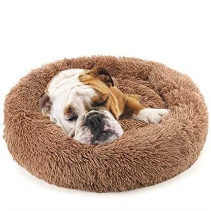 Super Soft Dog Bed Plush Cat Mat Dog Beds For Large Dogs Bed Labradors House Round Cushion Pet Product Accessories - djurslottet