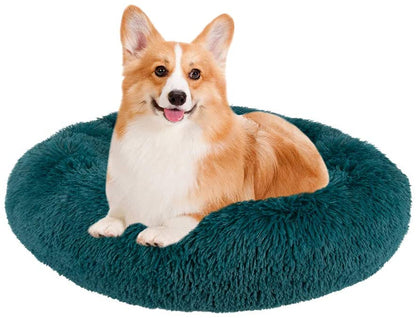 Super Soft Dog Bed Plush Cat Mat Dog Beds For Large Dogs Bed Labradors House Round Cushion Pet Product Accessories - djurslottet