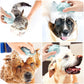 Dog Bath Brush Super Soft Bath Bottle Divider Silicone Shower Brush Body Brush For Dogs And Cats Refillable Shower Gel - djurslottet