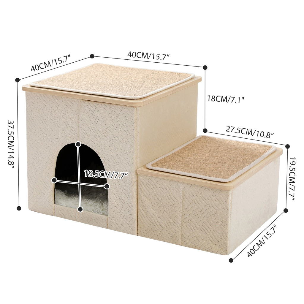 Hundtrappa med förvaring - Djurslottet