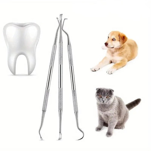 Tandstensskrapa För Hund,
Ta Bort Tandsten, Tandstensskrapa 3 sets för hund och katt - Djurslottet