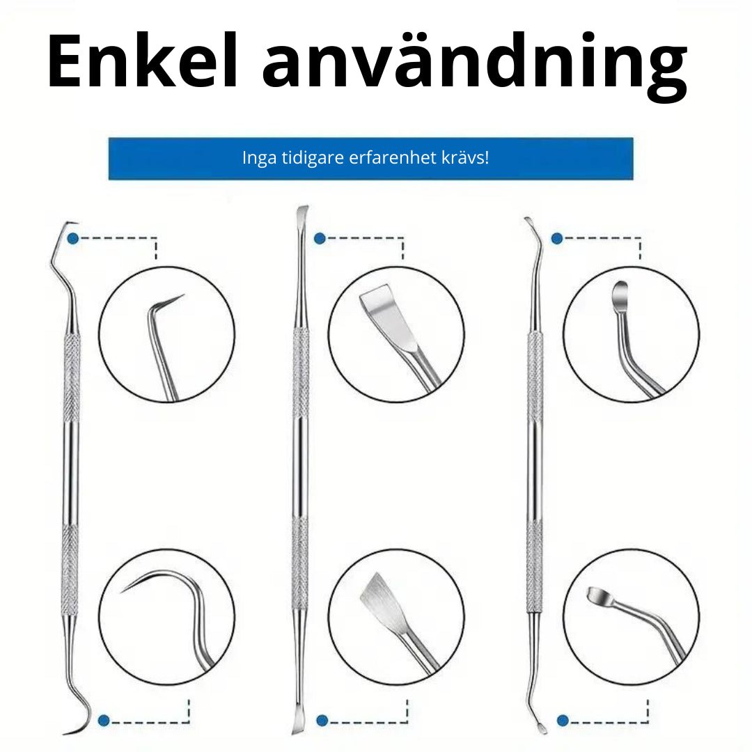 Tandstensskrapa För Hund,
Ta Bort Tandsten, Tandstensskrapa 3 sets för hund och katt - Djurslottet